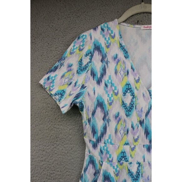 Fresh Produce Short Sleeve Icat Midi Dress-Small-Pockets - Picture 4 of 11